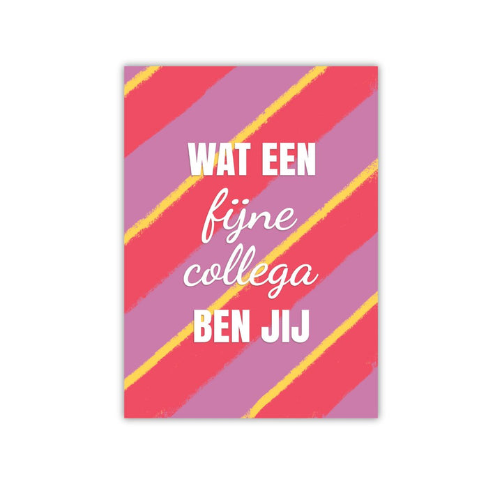 Complimentkaart Samen is zoveel leuker – waarderingskaartje voor collega, team of vriendin