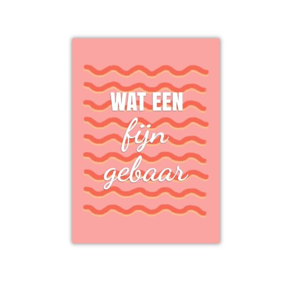 Complimentkaart Wat een fijn gebaar – kaartje bedankt voor hulp, steun of attentie