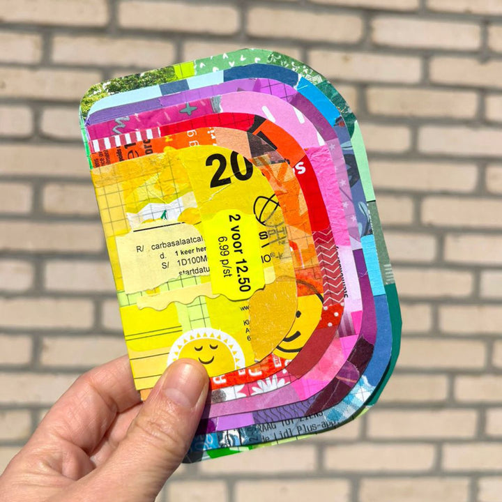 Workshop regenboogboekje maken op Creative Life event