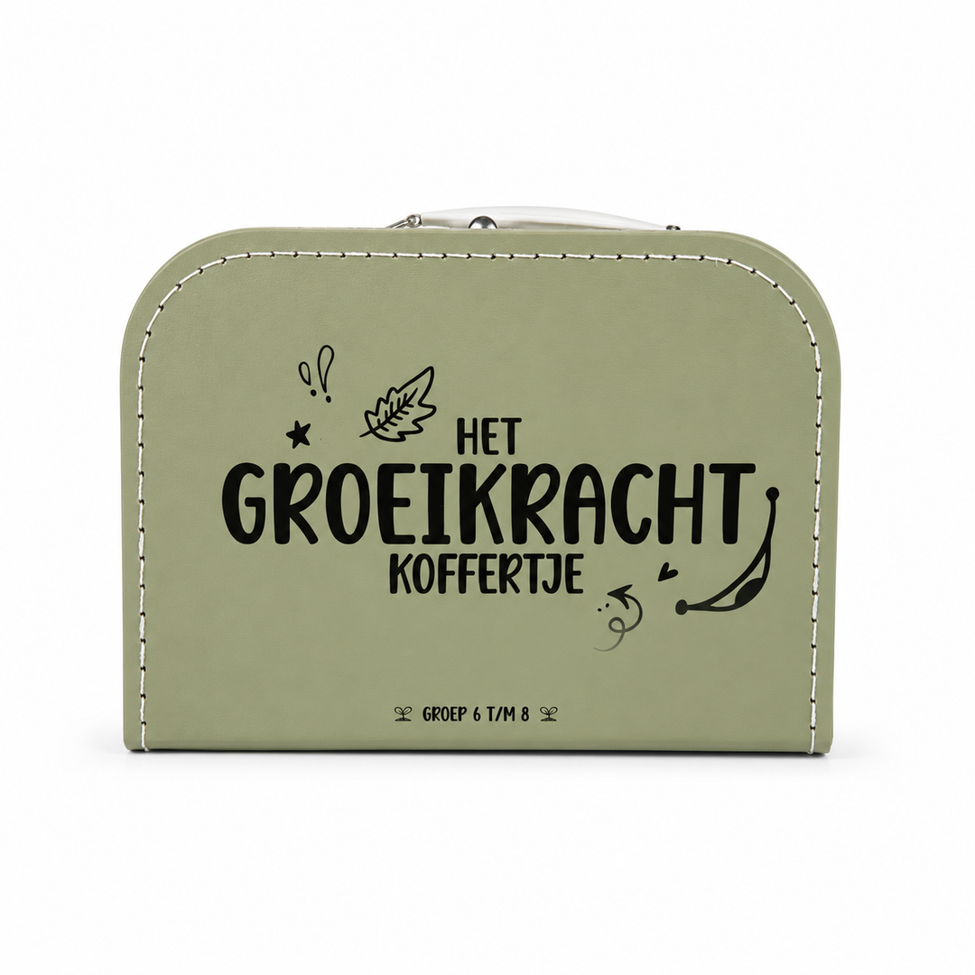 Het Groeikracht Koffertje met lesmateriaal voor sociaal emotionele ontwikkeling in groep 6, 7 en 8