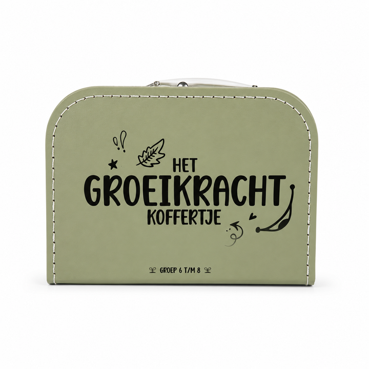 Het Groeikracht Koffertje met lesmateriaal voor sociaal emotionele ontwikkeling in groep 6, 7 en 8