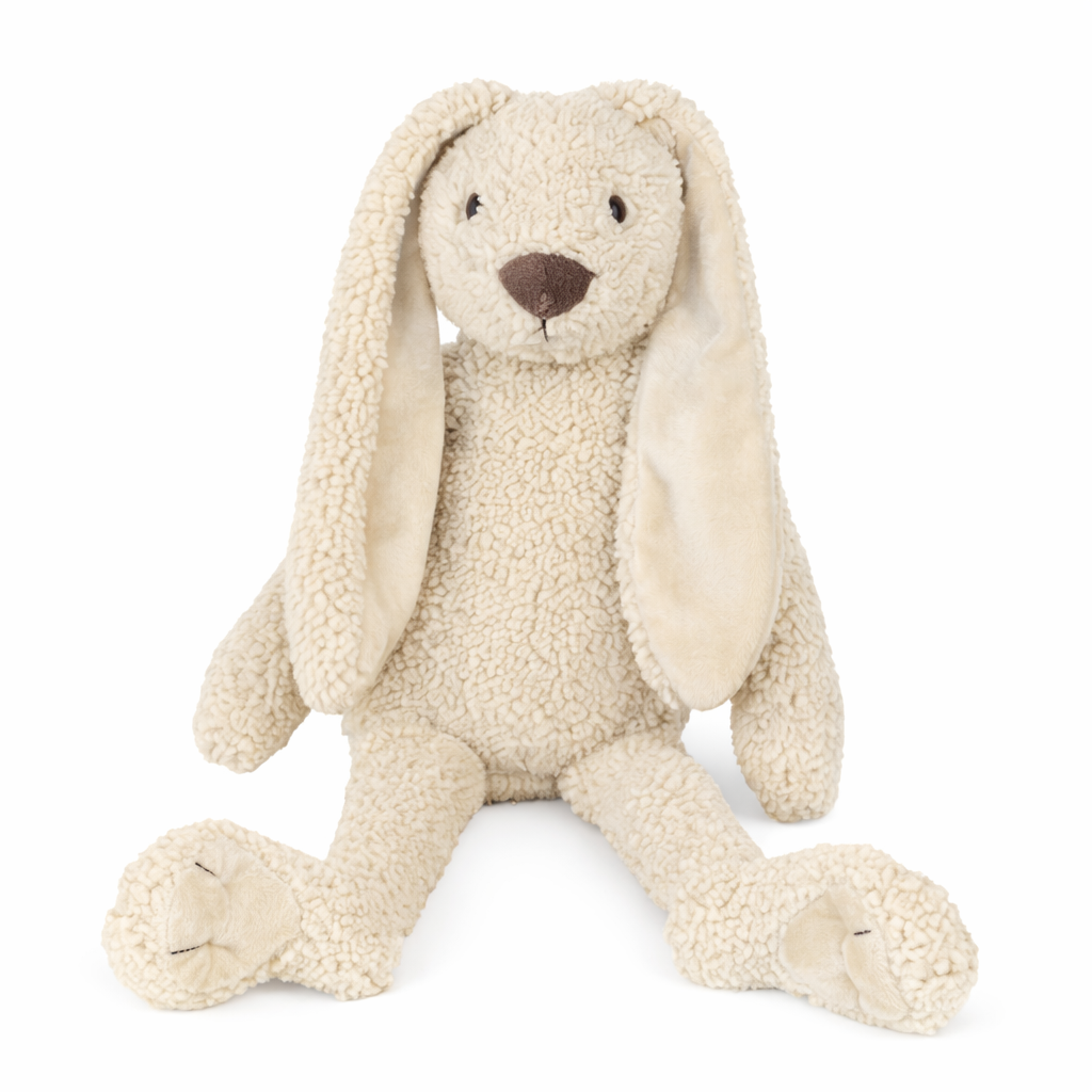 Happy Horse Rabbit Richie knuffel beige zittend, pluche knuffelkonijn voor baby