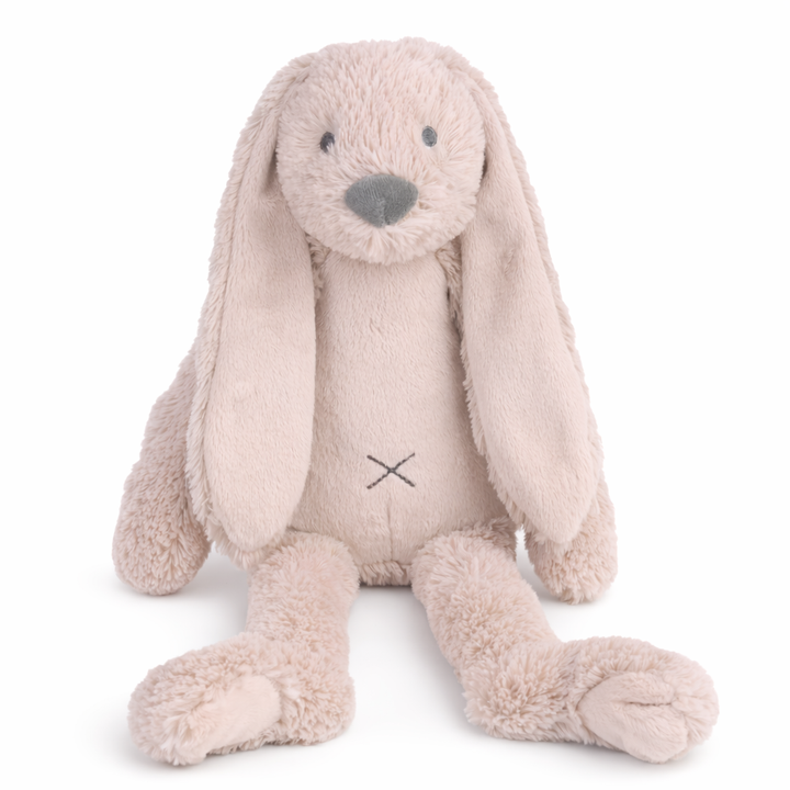 Happy Horse Rabbit Richie knuffel in oudroze, zacht knuffelkonijn voor baby en peuter