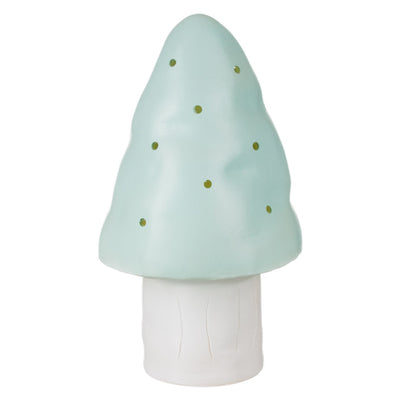 Heico paddenstoel nachtlamp met punthoed in lagoon, rustige sfeerlamp voor babykamer