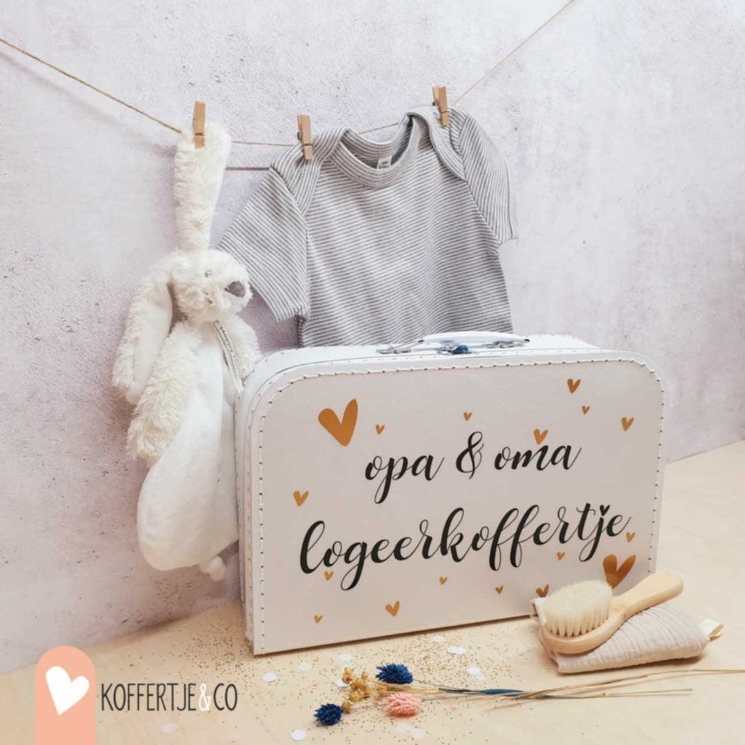 Opa en Oma Logeerkoffertje | Zwangerschapsaankondiging