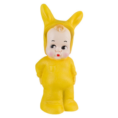 Gele Lapin & Me lamp in vintage stijl als nachtlampje voor babykamer of kinderkamer