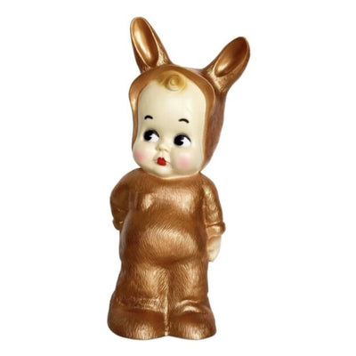 Koperen Lapin & Me lamp, retro nachtlampje met warm en zacht licht voor babykamer of kinderkamer