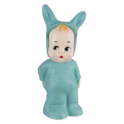 Turquoise Lapin & Me lamp, speels retro nachtlampje voor babykamer of kinderkamer
