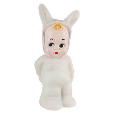 Witte Lapin & Me lamp in vintage stijl, zacht LED-nachtlicht voor babykamer en kinderkamer