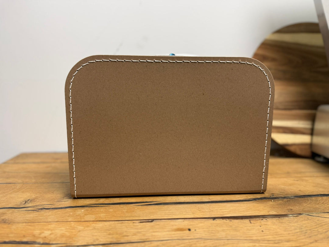 No Waste koffertje 30 cm kartonkleur met ernstige bodemschade