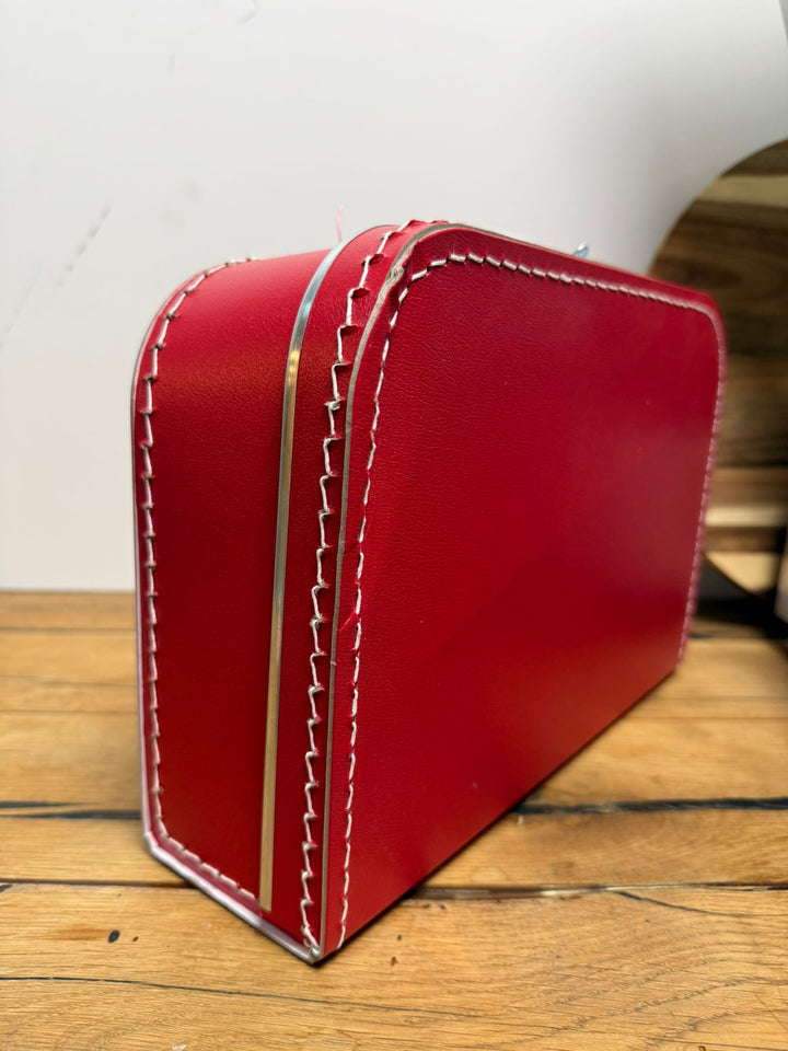 No Waste koffertje rood met lichte schade deksel