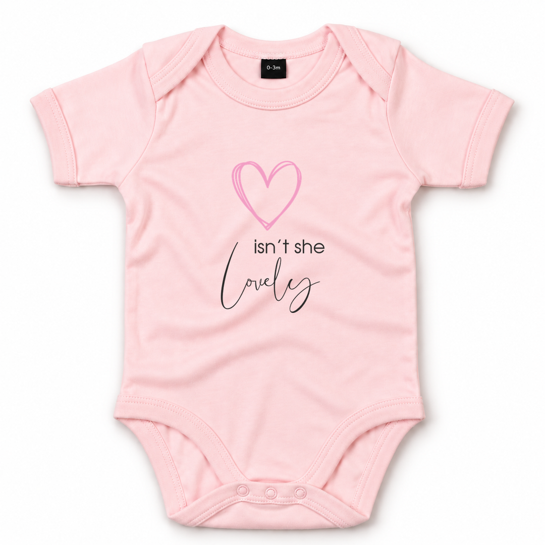 Roze romper meisje met Isn&