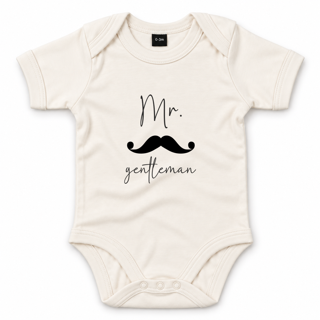 Baby romper jongen – Mr. Gentleman