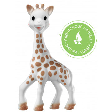 Sophie la girafe bijtring van 100% natuurlijk rubber, veilig baby bijtspeelgoed vanaf 0 maanden