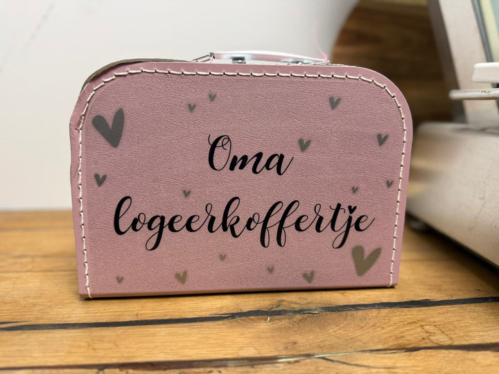 Koffertje - Roze - 25cm - No Waste